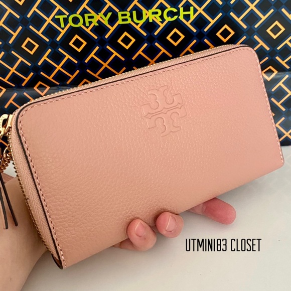 SOLD🌸NEW🌸🏅Tory Burch Thea zip continental long wallet/ with ID card holder - Picture 2 of 8